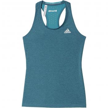 Adidas Climachill Top Donna, Bianco/Blu (Chshgr), L