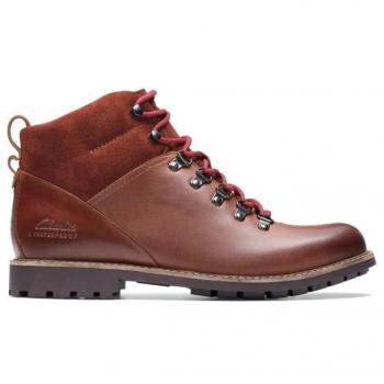 Botín de montaña Clarks Westcombe HiWP para hombre, Color Camel