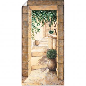 Artland Wandbild »Eingang - Fresco« Leinwandbild