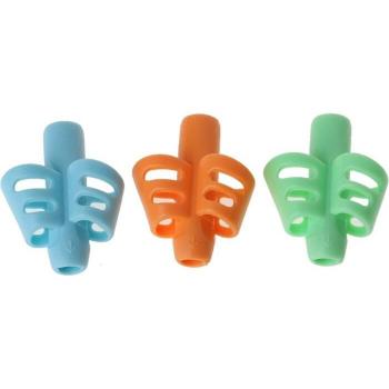 Porte-crayon en silicone pour enfants - 3 pièces