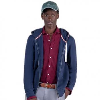 El Ganso - Sudadera con capucha para hombre garment dyed