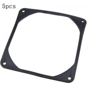 5PCS Silicone Anti-Vibration Fan Pads - Shock-Proof Absorption for PC Case