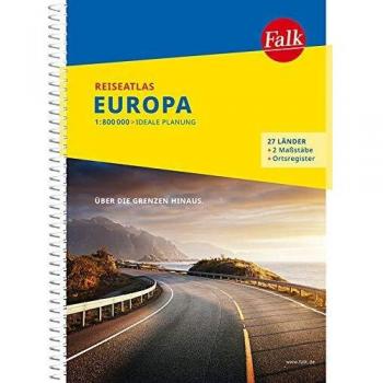 Falk Reiseatlas Europa 1:800 000 (Falk Atlanten)
