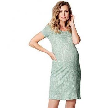 Noppies Damen Umstands Kleid elegantes Schwangerschaftskleid Bootsausschnitt 28O0418-420-S