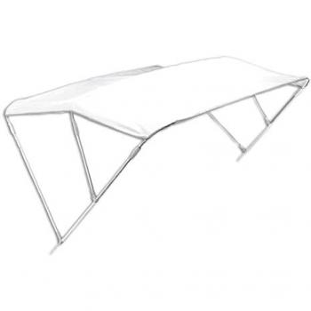 Tendalino 3 archi bianco in alluminio cm 200x180x110