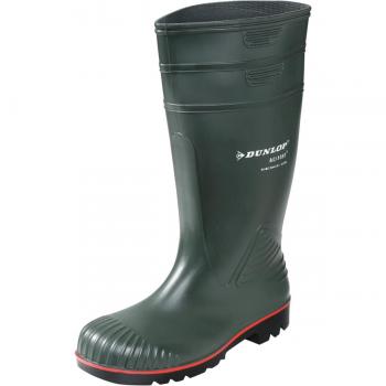 Men's Dunlop Acifort Full Safety Wellingtons - Dark Green - Size UK 6.5