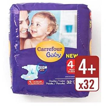 Chicco SuperFit Assorbenti per Bambini Secchi Taglia 4+, 32 Pezzi, Confezione da 2