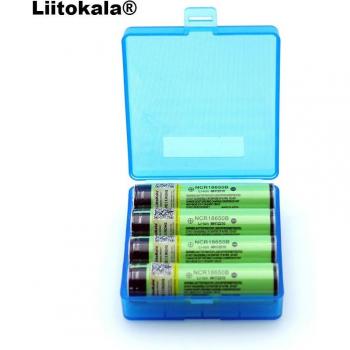 Liitokala 18650 3.7V 3400mAh Battery Pack with Protection Board - 4PCS for Flashlight