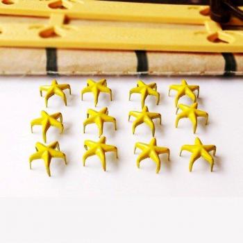 Copper Star Nail Rivet Spray Paint for DIY Shoes and Bags - Orange