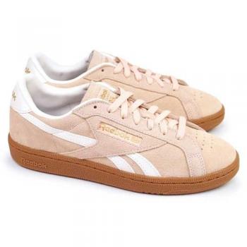 Reebok Club C Grounds Dames Sneakers Roze/Wit - 38