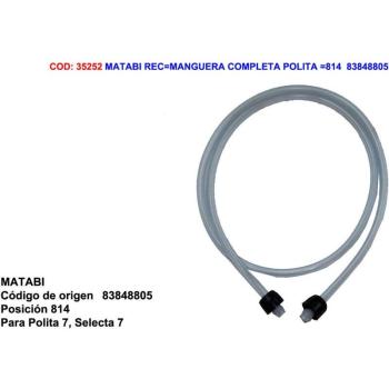 Matabi Tubo Completo Polita 81483848805