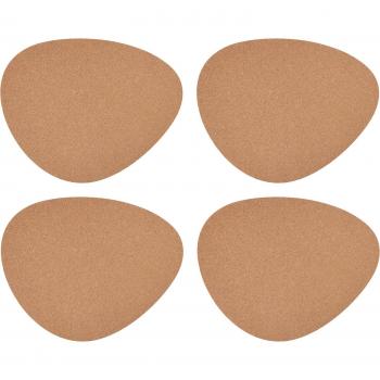Mikasa - Sets de table en liège galets, lot de 4, dimensions 38cm x 30cm