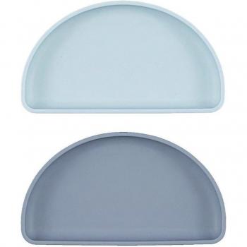 Set Piatto Junior Blu 2 Pezzi