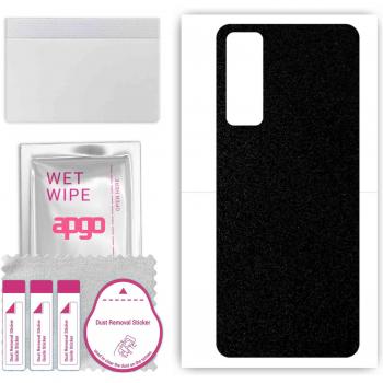 Vinilo Protectivo APGO en Patrón Negro Mate – Resistente a Rayones