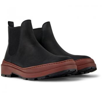 Camper Brutus Trek Rote- und Schwarze Wanderschuhe, 39 EU