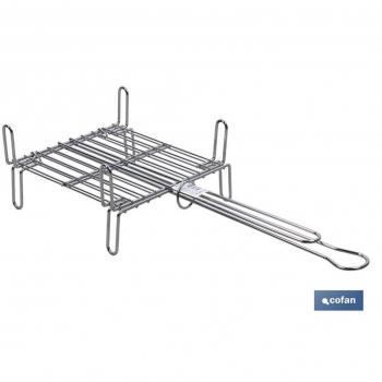Cofan Grill Doble Acero Inoxidable 400mm