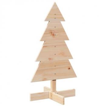 Vidaxl Wooden Christmas Tree 80 cm Solid Wood Pine