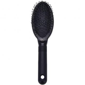 Dark Brown Loop Brush and Comb for Wig Care - Anti-Static