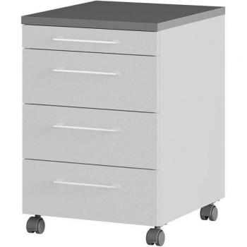 Almacén Móvil GW‑Profi 2.0 42x49x61 cm en Tonos Grises y Grafitos