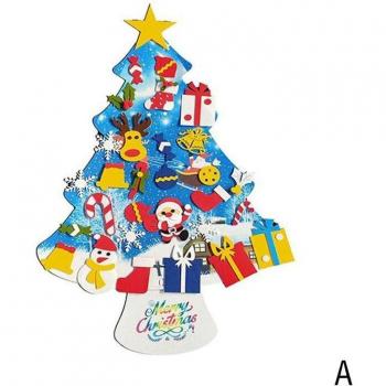 DIY Santa Claus Felt Christmas Tree