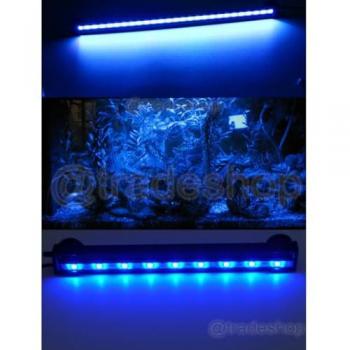 Lampada Immersione LED T4 per Acquario 30 cm - Luce Bianca e RGB Blu