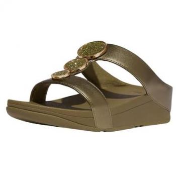 FitFlop Halo Perla Circolare Metallo H‑Bar Femminile