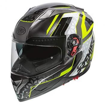 Integralhelm Premier Vyrus EM Y 17 Grau-Gelb