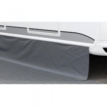 Bodenschürze Folie dunkelgrau 400 cm
