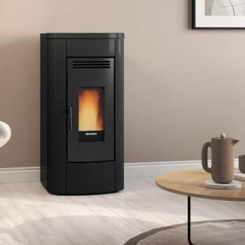 Klaudia Plus Pellet Stufa Canalizzata Nero ExtraFlame