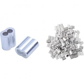Aluminium-Crimpe-Hülle 150 Stück – Hochtemperatur für 4 mm & 3 mm Draht