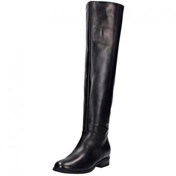 Boot donna Guess nero su gomito con suola robusta D18‑G18