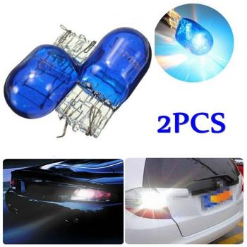 W21 5W Halogen Side Light Bulb - 2pcs Xenon White