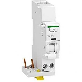 DISPOSITIVO ACTI 9 VIGI iC40 1PN 25A 30mA AC TIPO AD CTE.RESDL.COMPLEMENTARIO