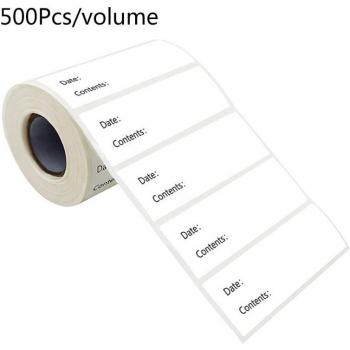 500pcs Refrigerator and Freezer Food Labels