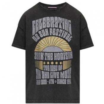 QS Vintage Oversize-Shirt mit Print