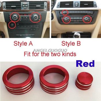 BMW 3 Series 2005 E90 E91 E92 E93 AC Knob Cover - Interior Decor (3/4 Button Option)