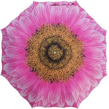 Sunflower Print Windproof Umbrella
