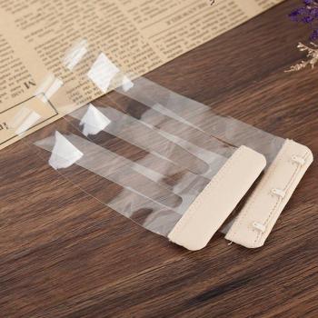 Clear Summer Match‑Invisible Bra with 3‑Row Elastic Extension and Long Back Buckle