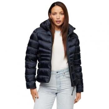 Superdry Fuji Quilt Padded Jacket Eclipse Navy Women's XL