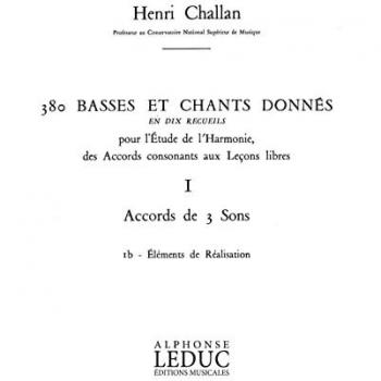 380 BASSES ET CHANTS DONNES VOL 1