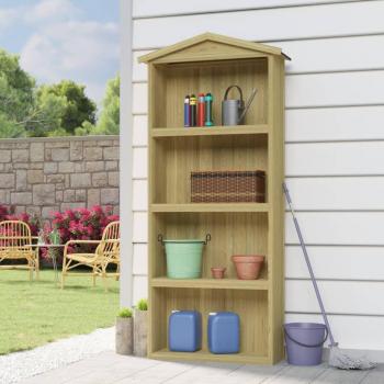 VIDAXL Capanno Per Attrezzi Da Giardino 89x33x222 Cm Pino Impregnato
