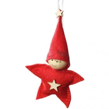 Poupée Étoile Ornement Festif