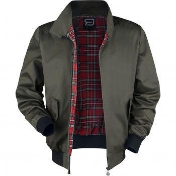 Herren‑Jacke „Larger Than Life“ Bomber aus Khaki – RED by EMP