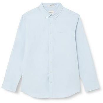 Camisa Oxford Pinpoint Regular Fit Gant azul