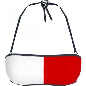Top bikini bandeau Tommy Hilfiger Navy scuro S