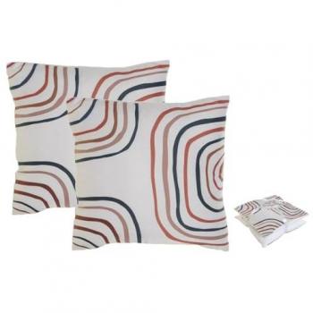 Set de cojines home esprit arcoíris 45 x 5 x 45 cm (2 unidades)