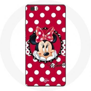 Red Cartoon Minnie P8 Protective Cover