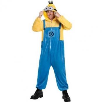 Costume Minion adulte unisexe Moi, moche et méchant 4 Jaune/bleu L-XL