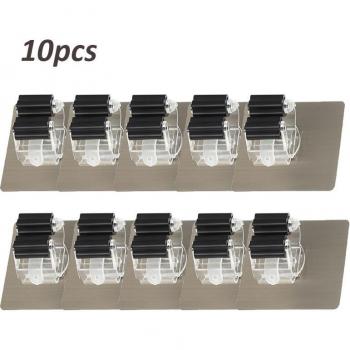 1/2/10Pcs Wall Mounted Mop and Broom Hanger