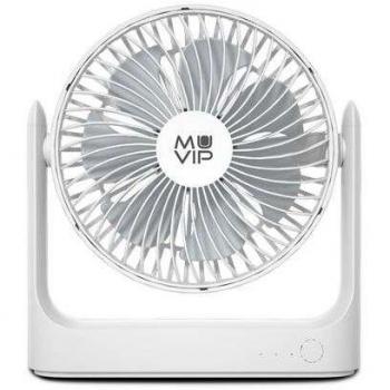 Ventilador portátil Muvip sobremesa, 18 cm, 5.5 W, 15 h autonomía